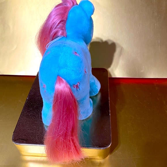 MY LITTLE PONY G1 1985 ORIGINAL HASBRO SOFTIES BOW TIE PONY COLLECTIBLE PLUSH - Picture 3 of 15